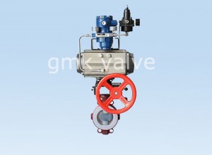 Factory directly Ebro Butterfly Valve -
 PTFE PFA lined butterfly valve with pneumatic actuator – GMK Valve