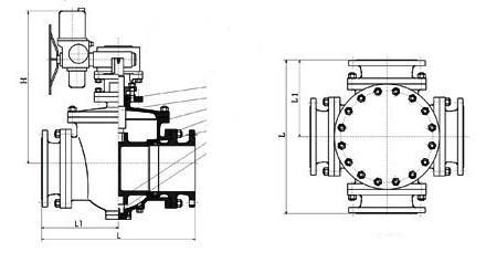 cheap Four Way Ball Valves