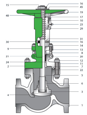 Cast Steel Globe Valve