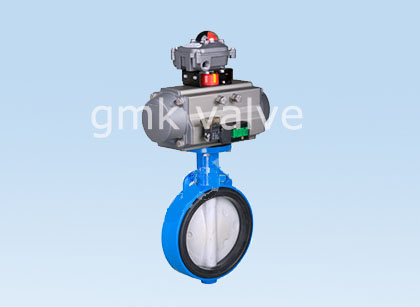 Free sample for Valves Manufacturer -
 Rubber lined butterfly valve with pneumatic actuator – GMK Valve