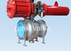 High reputation Forged Steel Globe Valve -
 Cast steel trunnion mounted ball valve with pneumatic actuator – GMK Valve