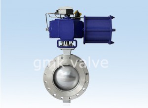 Discount Price Thermostat Control Valve -
 V type ball valve with pneumatic actuator – GMK Valve