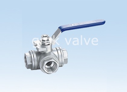 China Gold Supplier for Din 43650 Plug Connection -
 Three Way Thread Ball Valve – GMK Valve